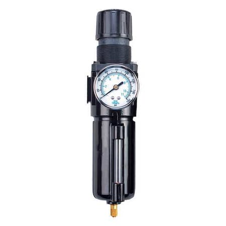 Filter/Regulator, Metal Bowl, 3/8