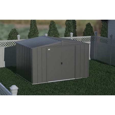 GalvinizedSteelStorgeShd, 10ftx8ft, Chrcol MPN:CLG108CC