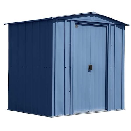 GalvinizedSteelStorageShed, 6ft x5ft, Blue MPN:CLG65BG