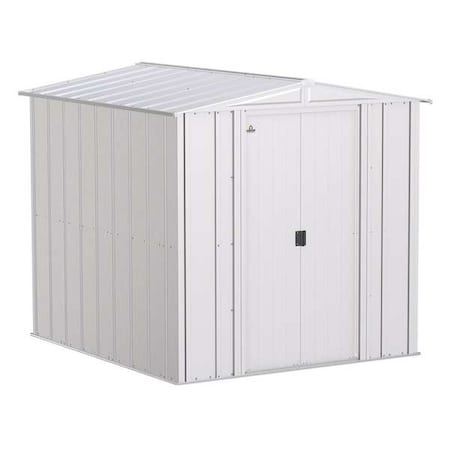 GalvinizedSteelStorageShed, 6ft x7ft, Gray MPN:CLG67FG