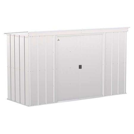 GalvinizedSteelStorageShed, 10ftx4ft, Gray MPN:CLP104FG