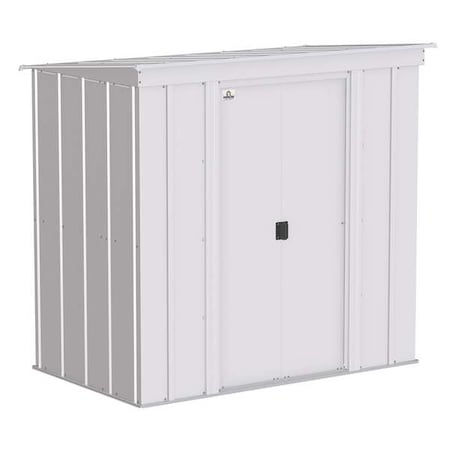 GalvinizedSteelStorageShed, 6ft x4ft, Gray MPN:CLP64FG
