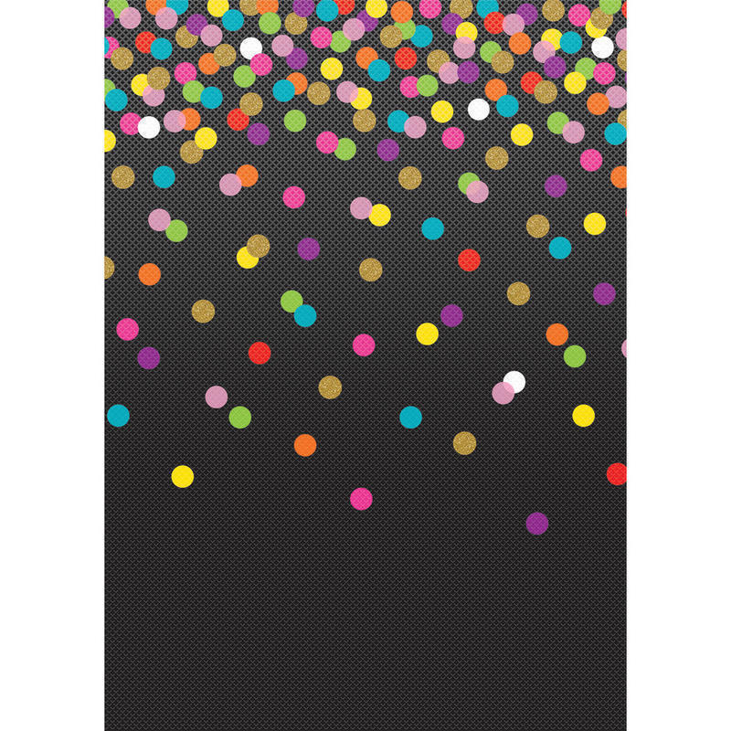 Teacher Created Resources Better Than Paper Bulletin Board Paper, 4ft x 12ft, Colorful Confetti/Black, Pack Of 4 Rolls MPN:TCR32354