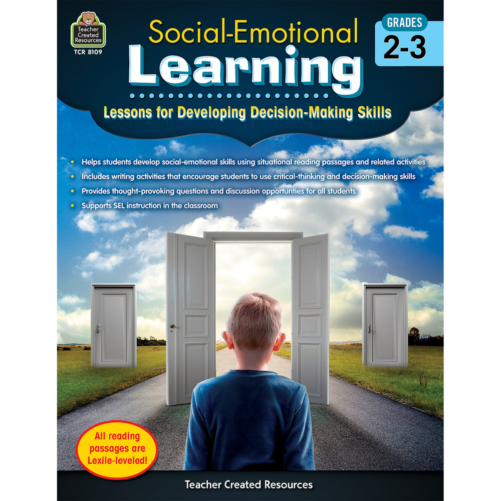 Teacher Created Resources Social-Emotional Learning: Lessons For Developing Decision-Making Skills, Grades 2-3 MPN:TCR8109