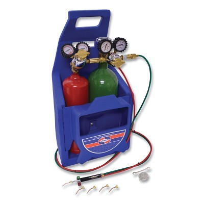 Tote w/6' Twin Hose B 5CURVED Tips Regulators MPN:ART1004A