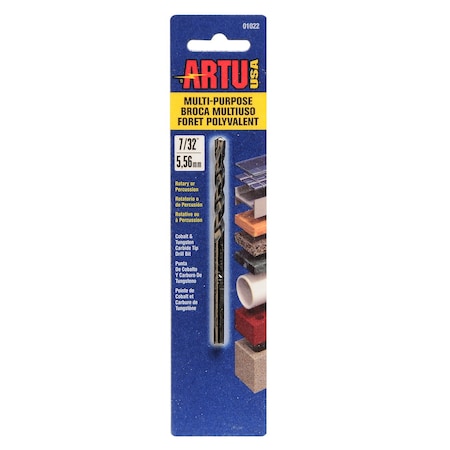 Drill Bit, Multi-Purpose, 7/32