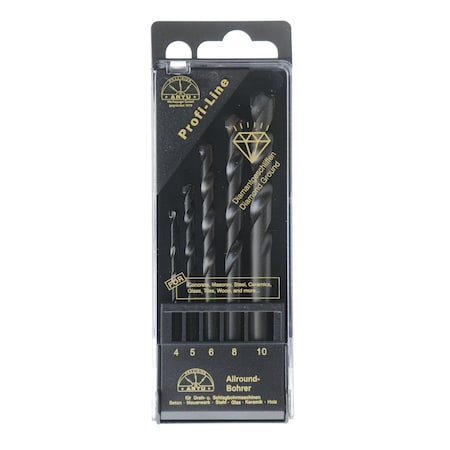 Multipurpose Metric Drill Bit Set, 5 pcs. MPN:01506