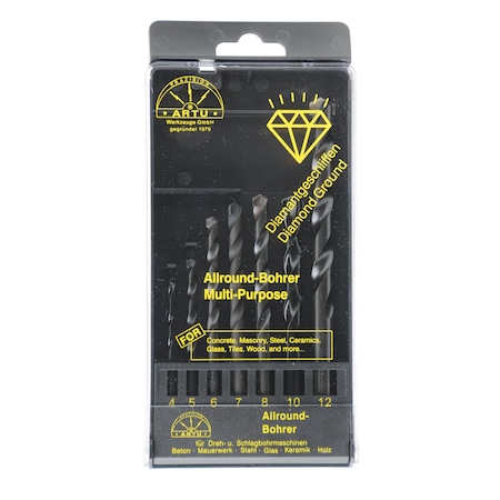 Multipurpose Metric Drill Bit Set, 7 pcs. MPN:01511