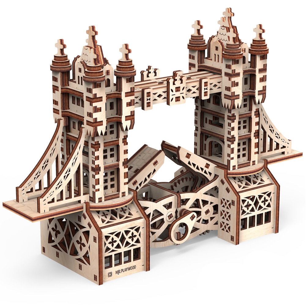 Mr.PLAYWOOD Tower Bridge S 3D Wooden STEM Model MPN:AVRAV1612302