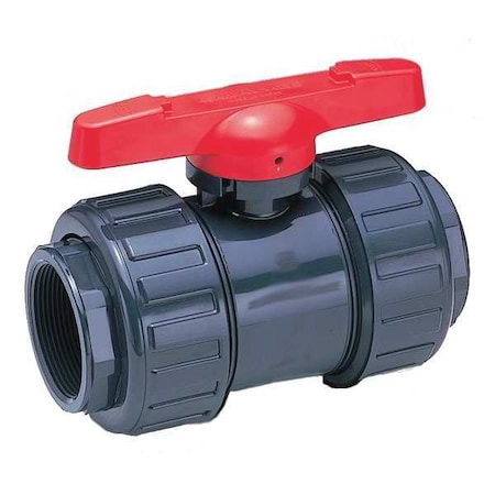 Manual 2-Way Ball Valve, Socket, PVC MPN:111605040
