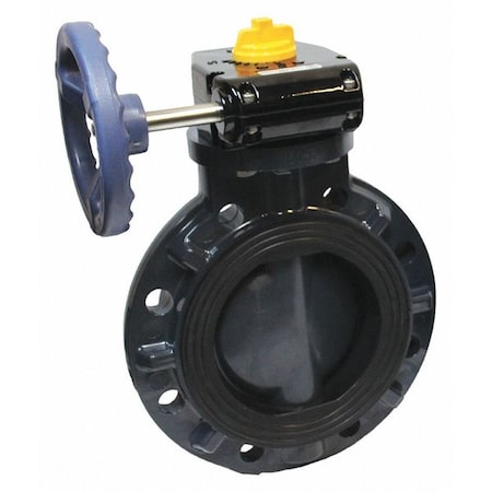 Valve, Wafer, PVC, 4