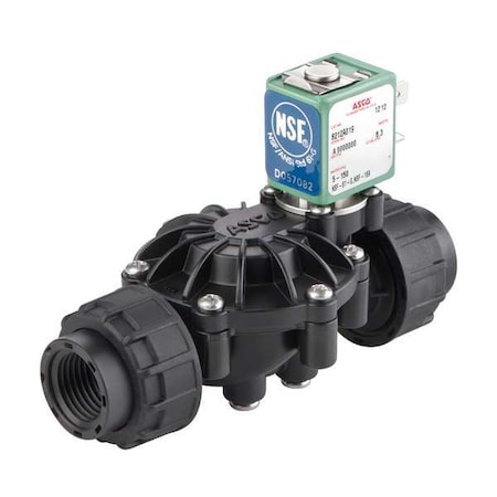 Solenoid Valve, 2-Way, 2-Position, Normally Open, 1/2 in Pipe Size, 120V AC at 60HZ, Pilot Operated MPN:8212A020S0100F2