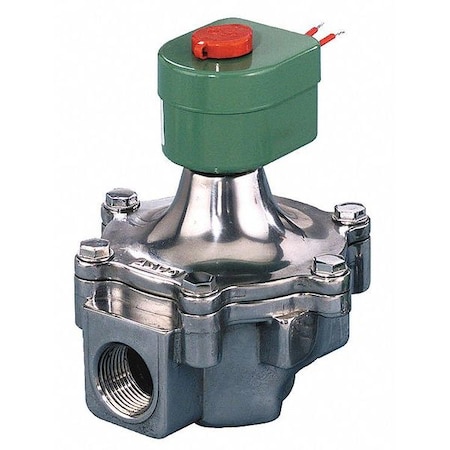 Solenoid Valve, 2-Way, 2-Position, Normally Closed, 2-1/2 in Pipe Size, 120V AC, High Flow, NBR MPN:8215A090 CSA