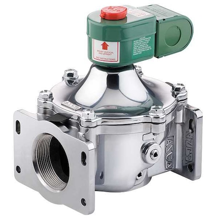 Solenoid Valve, 2-Way, 2-Position, Normally Closed, 3/4 in Pipe Size, 120V AC, High Flow, Aluminum MPN:8215G030B