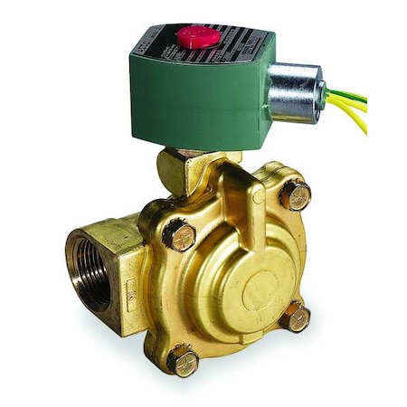 Solenoid Valve, 2-Way, 2-Position, Normally Closed, 2 in Pipe Size, 120V AC, Diaphragm, Piston MPN:8220G031
