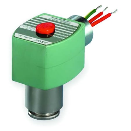 Solenoid Valve, 2-Way, 2-Position, Normally Closed, 1/8 in Pipe Size, 120V AC, Cryogenic, PTFE, UR MPN:8264G009