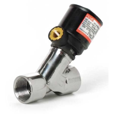 RedHat Angle Body Piston Valve, SS, NC, 3/8 In MPN:8290A791