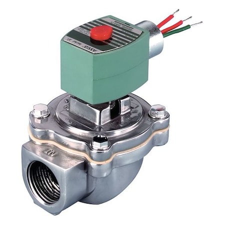 Solenoid Valve, 2-Way, 2-Position, Normally Closed, 1 in Pipe Size, 120V AC, Dust Collector, NBR MPN:8353G041