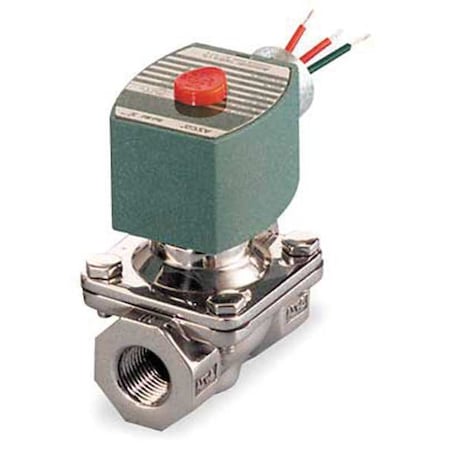 Solenoid Valve, 2-Way, 2-Position, Normally Open, 3/4 in Pipe Size, 120V AC, High Flow, NBR MPN:EF8210G038