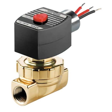 Solenoid Valve, 2-Way, 2-Position, Normally Closed, 1/2 in Pipe Size, 120V AC, Diaphragm, Piston MPN:EF8220G406120/60