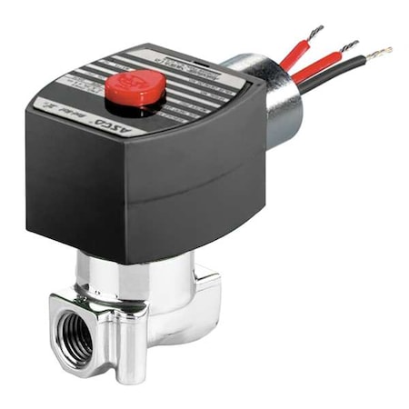 Solenoid Valve, 2-Way, 2-Position, Normally Closed, 1/4 in Pipe Size, 120V AC, High Flow, FKM MPN:EF8262H226V