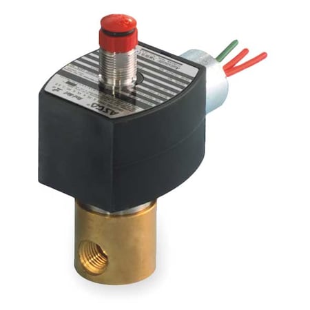 Solenoid Valve, 3-Way, 2-Position, Configurable, 1/4 in Pipe Size, 12V DC, Moderate Flow, NBR MPN:EF8314G301