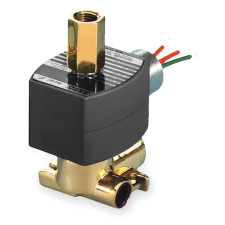 Solenoid Valve, 3-Way, 2-Position, Normally Closed, 1/4 in Pipe Size, 24V DC, Quick Exhaust, NBR MPN:EF8317G308