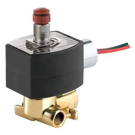 Solenoid Valve, 3-Way, 2-Position, Normally Closed, 1/4 in Pipe Size, 24V DC, Quick Exhaust, NBR MPN:EF8317H308 24/DC
