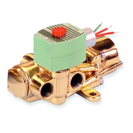 Solenoid Valve, 4-Way, 2-Position, Universal, 1/4 in Pipe Size, 120V AC, Piston Operated Poppet MPN:EF8344G070120/60, 110/50DA