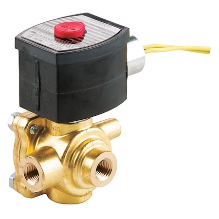 Solenoid Valve, 4-Way, 2-Position, Universal, 1/4 in Pipe Size, 120V AC, NAMUR Mount, Direct Acting MPN:EFHB8342G001