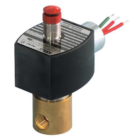 Solenoid Valve, 3-Way, 2-Position, Configurable, 1/4 in Pipe Size, 24V DC, Moderate Flow, NBR MPN:EV8314G30124/DCDD