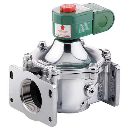 Solenoid Valve, 2-Way, 2-Position, Normally Closed, 2 in Pipe Size, 120V AC, Direct Acting, NBR MPN:JB8214280CSA