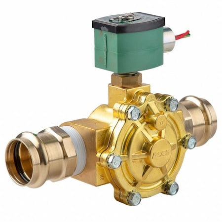 Solenoid Valve, 2-Way, 2-Position, Normally Closed, 1 in Pipe Size, 24V DC, High Flow, Brass MPN:K210G004LFXP 24/DC