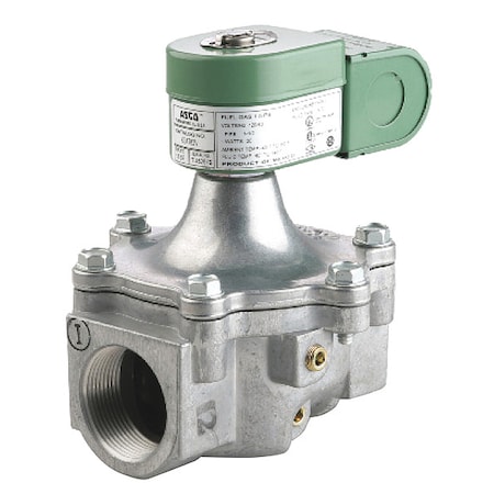Solenoid Valve, 2-Way, 2-Position, Normally Closed, 1-1/4 in Pipe Size, 120/60V AC, Medium Pressure MPN:K3A772V