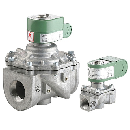 Solenoid Valve, 2-Way, 2-Position, Normally Closed, 2 in Pipe Size, 120/60V AC, High Pressure, NBR MPN:S261SH02N3JK4