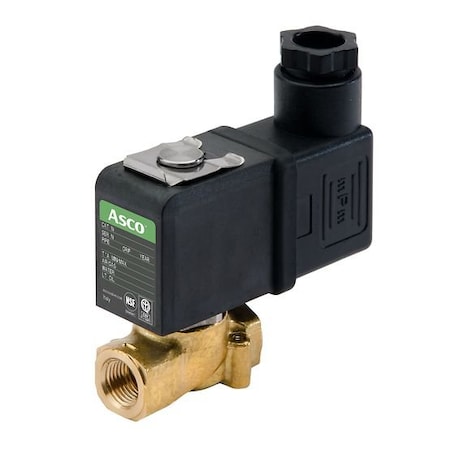 Solenoid Valve, 2-Way, 2-Position, Normally Closed, 1/8 in Pipe Size, 120V AC, Compact, FKM MPN:SC8256B046V
