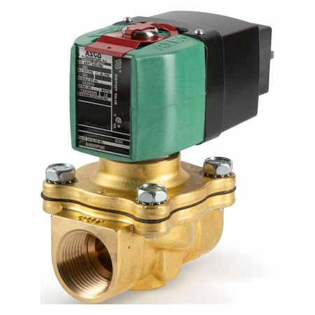 Solenoid Valve, 2-Way, 2-Position, Normally Open, 1/2 in Pipe Size, 24V to 120V AC/DC, High Flow MPN:SU8210P034 24-120