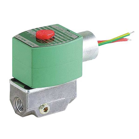 Solenoid Valve, 2-Way, 2-Position, Normally Closed, 3/8 in Pipe Size, 120V AC, Test Port, Aluminum MPN:SV311A02N6CF5