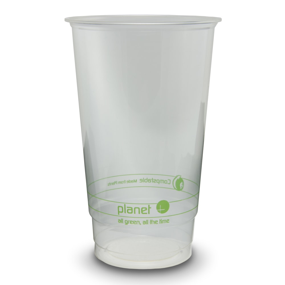StalkMarket Planet+ Compostable Cold Cups, 24 Oz, Clear, Pack Of 1, 000 Cups MPN:PLA-24