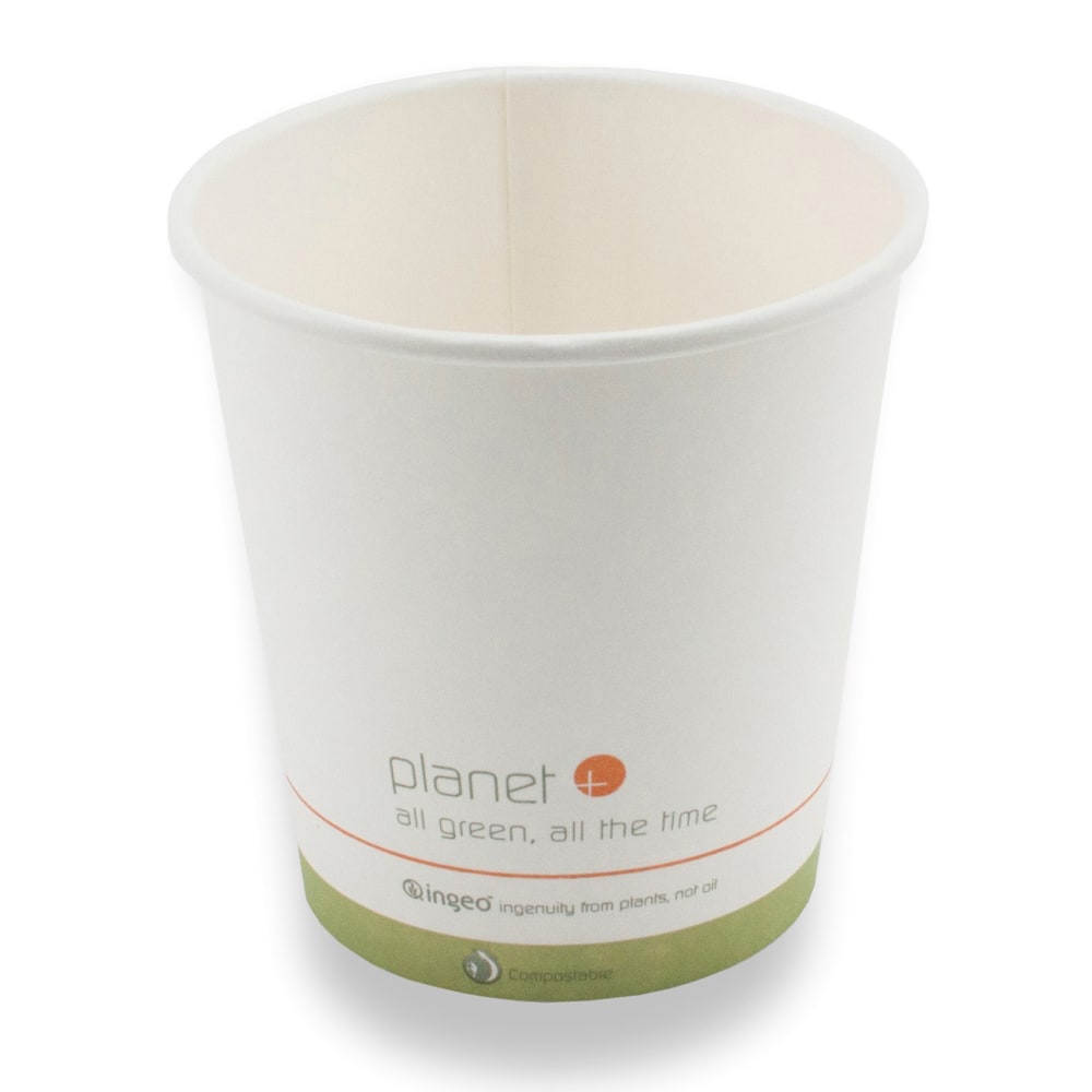 StalkMarket Planet+ Compostable Hot Cups, 10 Oz, White, Pack Of 1, 000 Cups MPN:PLC-10
