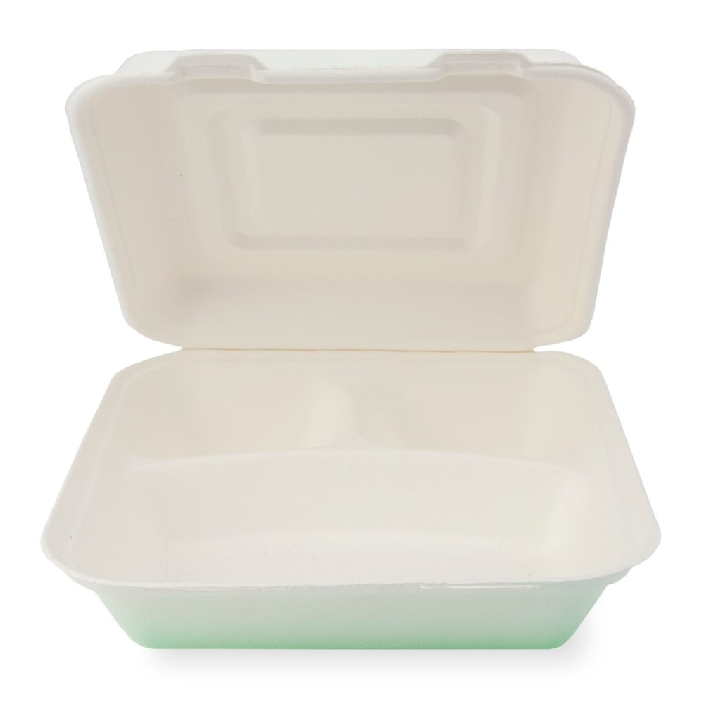StalkMarket Heavyweight Hinged Containers, 9in x 9in x 3in, Case Of 200 Containers MPN:BCS103