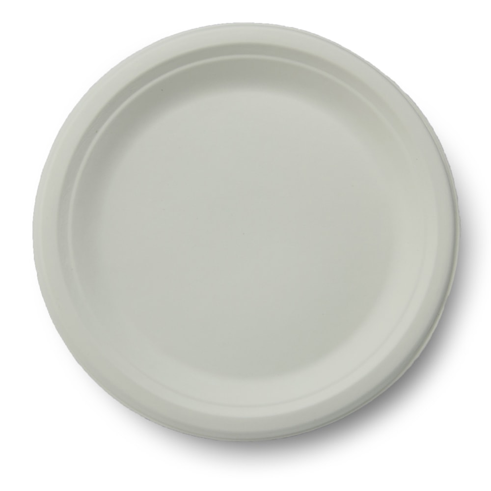 StalkMarket Round Plates, 9in, White, Pack Of 500 Plates MPN:P013