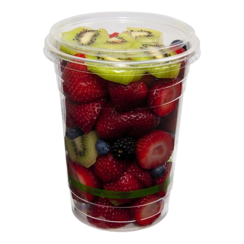 StalkMarket Compostable PLA Deli Food Containers, 32 Oz, Clear, Pack of 300 MPN:PLA-DR32-A
