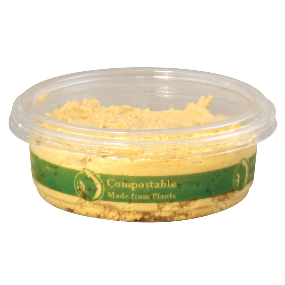 StalkMarket Compostable PLA Deli Food Containers, 8 Oz, Clear, Pack of 600 MPN:PLA-DR8-A