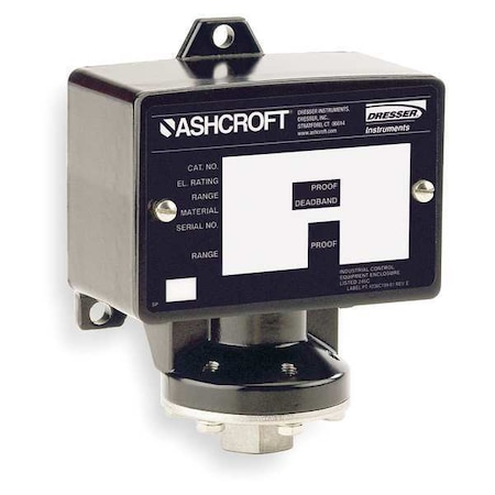 Pressure Switch, Standard, SPDT, 4 Ports, 1/4