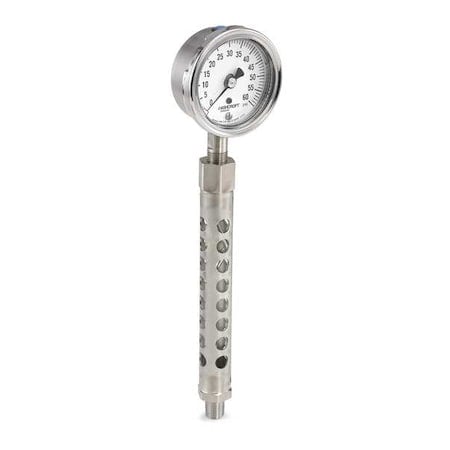 Pressure Gauge, 0 to 30 psi, 2 1/2 in Dial, 1/2 in MNPT, Bottom Location MPN:251009SW02LX5G30#022198SS25X5G