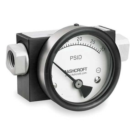 Pressure Gauge, 0 to 30 psi MPN:351130FD25SXCYLM30PSID
