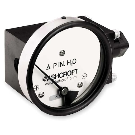 Pressure Gauge, 0 to 100 In H2O MPN:351132FD25SXCYLM100IWD