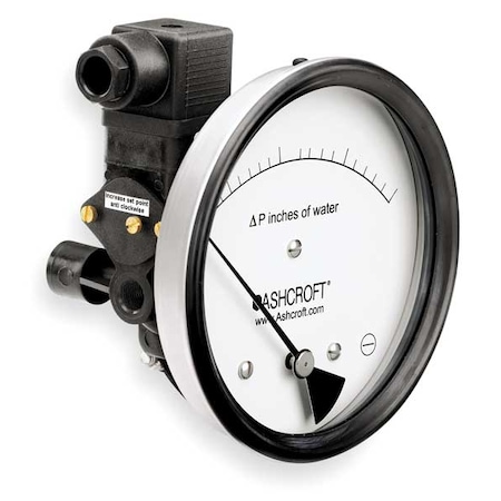 Pressure Gauge, 0 to 25 In H2O MPN:451134EDRQMXV5CYLM25IWD