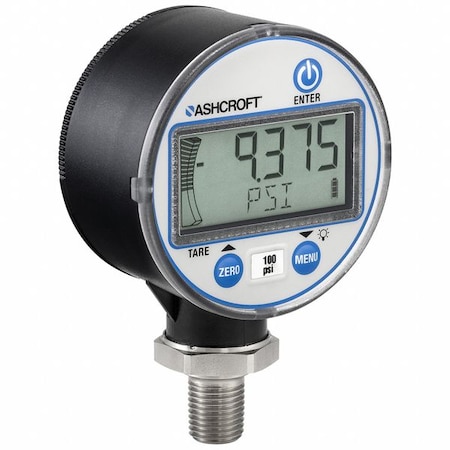 Industrial Pressure Gauge, 2 1/2 in Dial, 1/4 in NPT, Lower Location MPN:DG2551L0NAM02L500#-XCYLM
